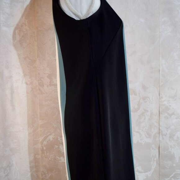 Ann Taylor Factory Size 0 Color-block Vertical Stripe Shift Dress - Picture 3 of 5